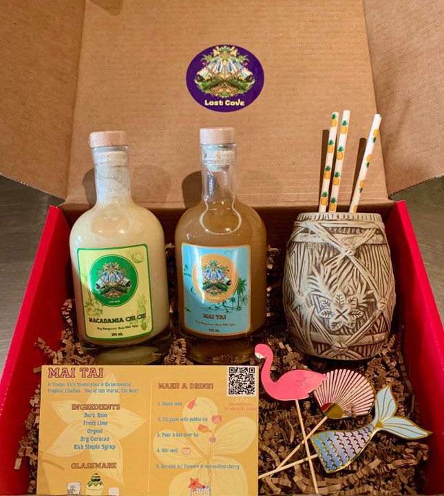 Tiki Cocktail Gift Set (375ml)