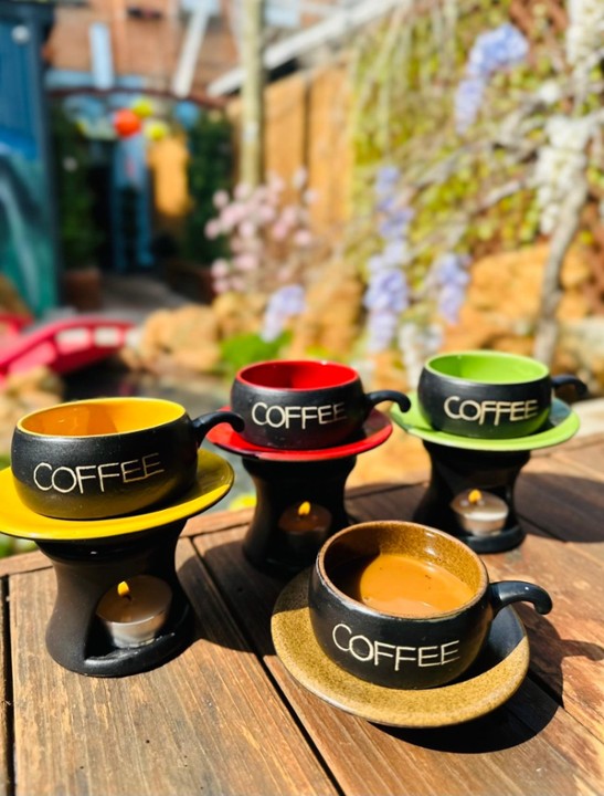 Coffee Cup Set (Includes Tea Candle)