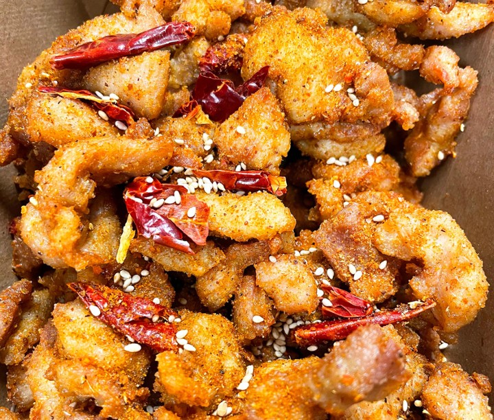 Ma-La Dried Peppers Chicken 辣子鸡