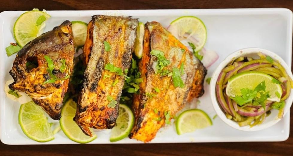 Whole Tandoori Fish ( Golden Pompano)