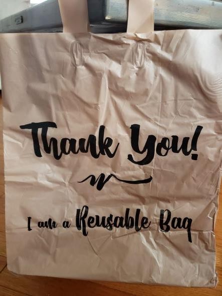Thank You! "I am a Reusable Bag"