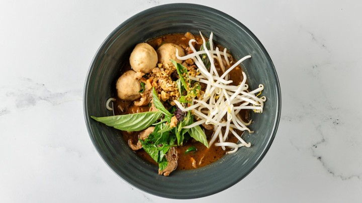 Boat Noodle Soup with Pork (New**)