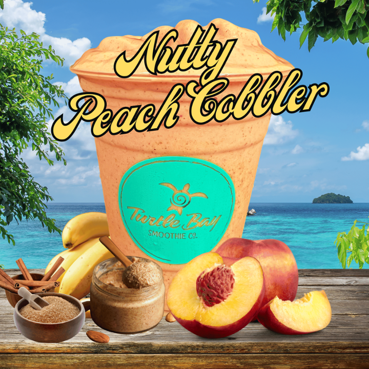 Nutty Peach Cobbler