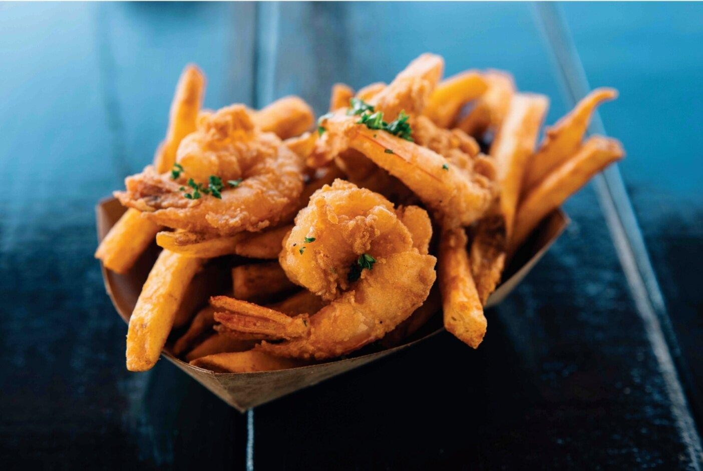 Small Fried Shrimp  Basket w/fries