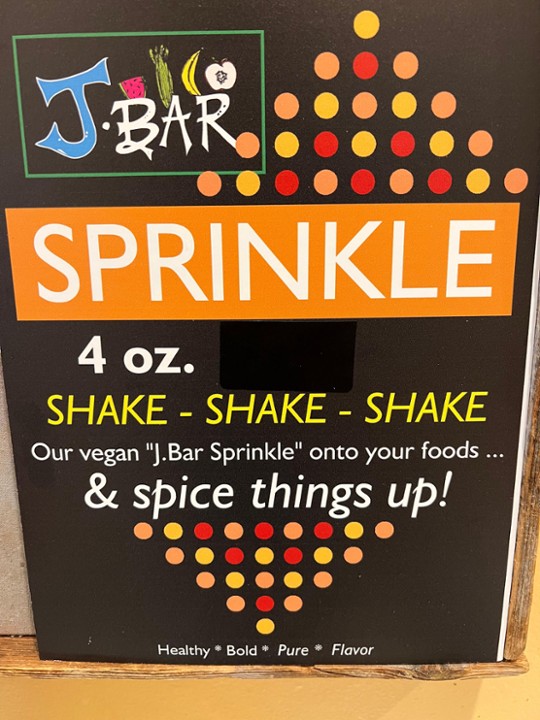 J. Bar SPRINKLE SEASONING - 4 oz.