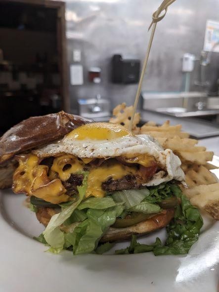 HangOver Burger - 1/2 lb.; 2 Patties