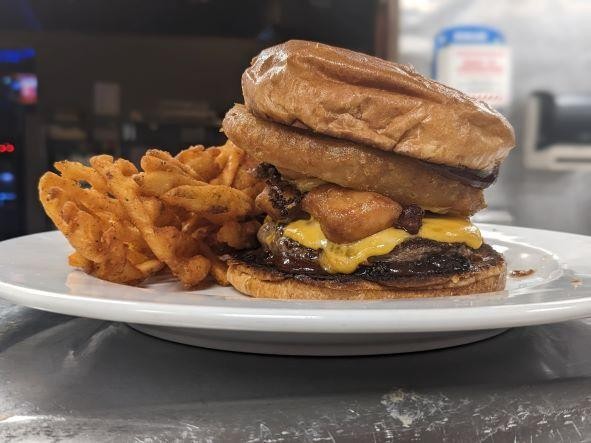 BBQ Poutine Burger - 1/2 lb.; 2 Patties