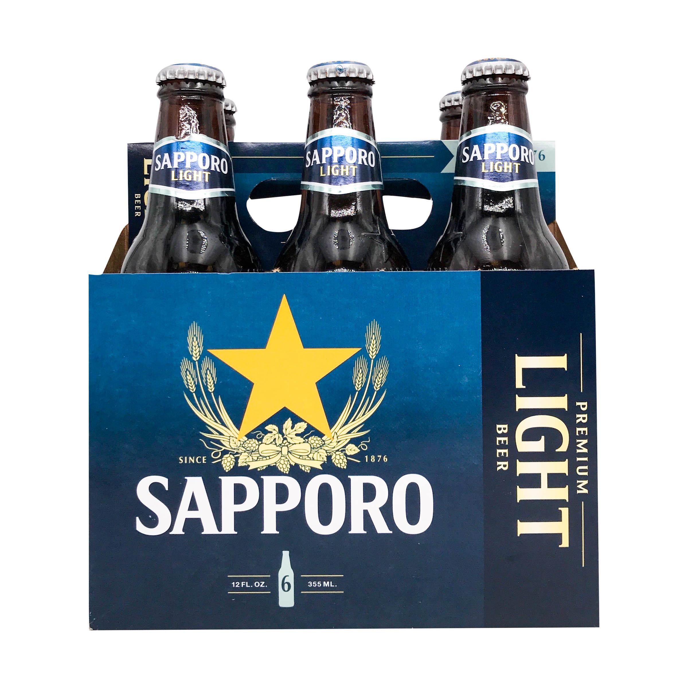 6 pk Sapporo Light