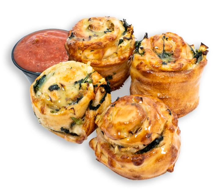 Spinach Artichoke Pinwheels