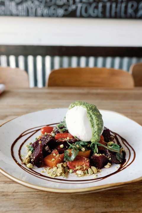 Beet Tomato Burrata