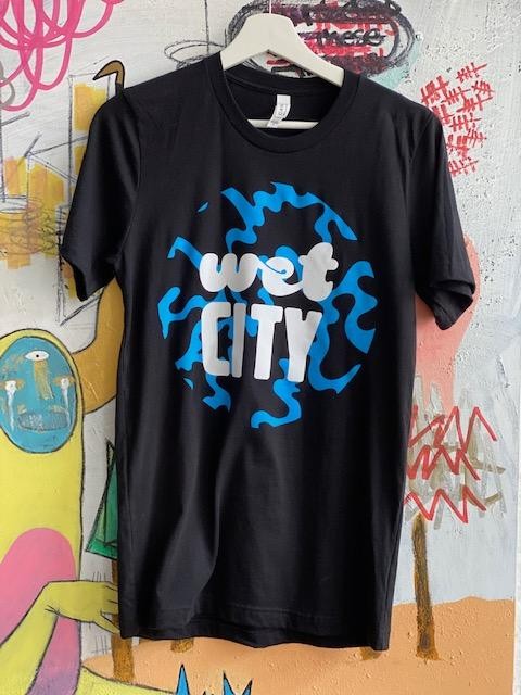 Wet City Branded Black Shirt