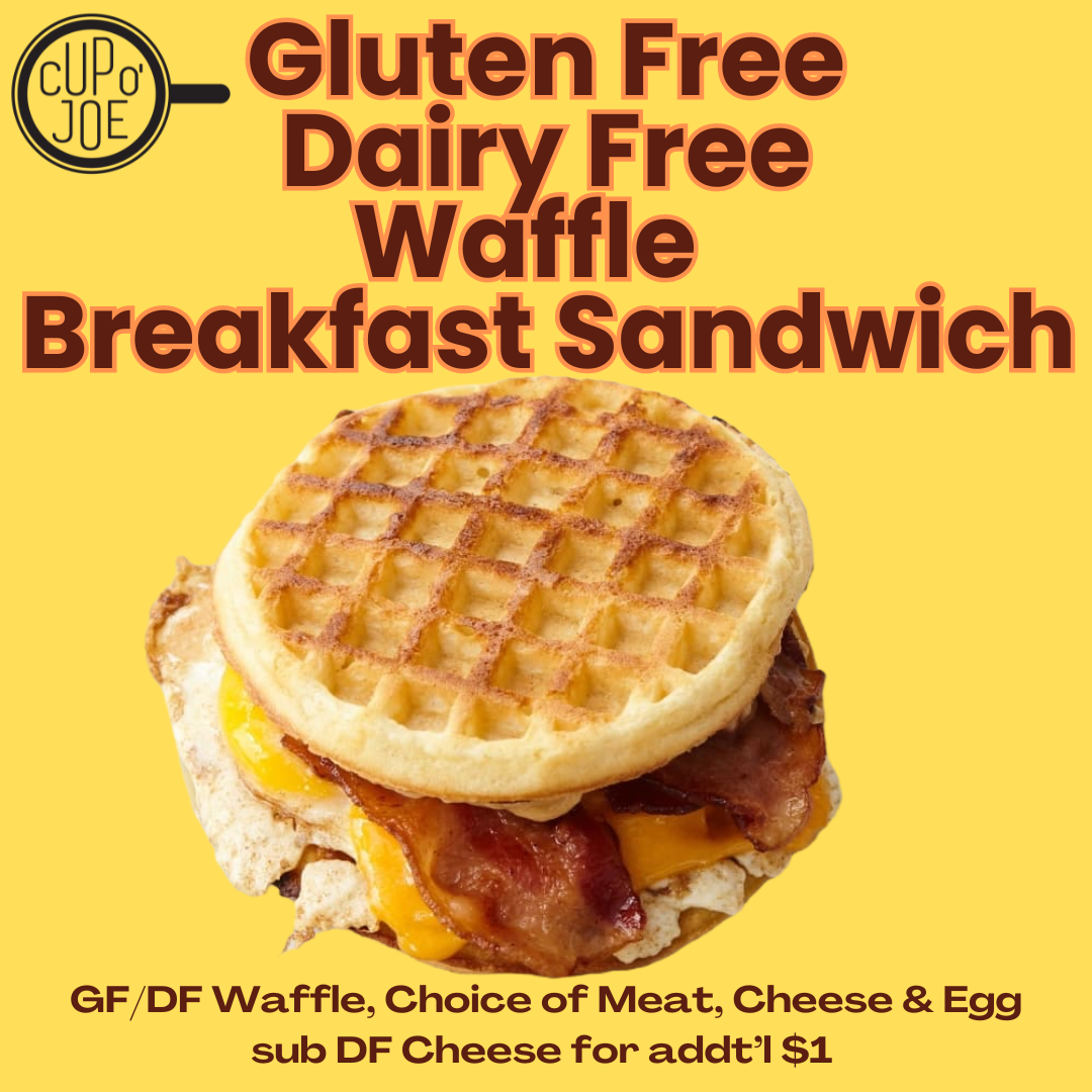 GF/DF Waffle Breakfast Sandwich