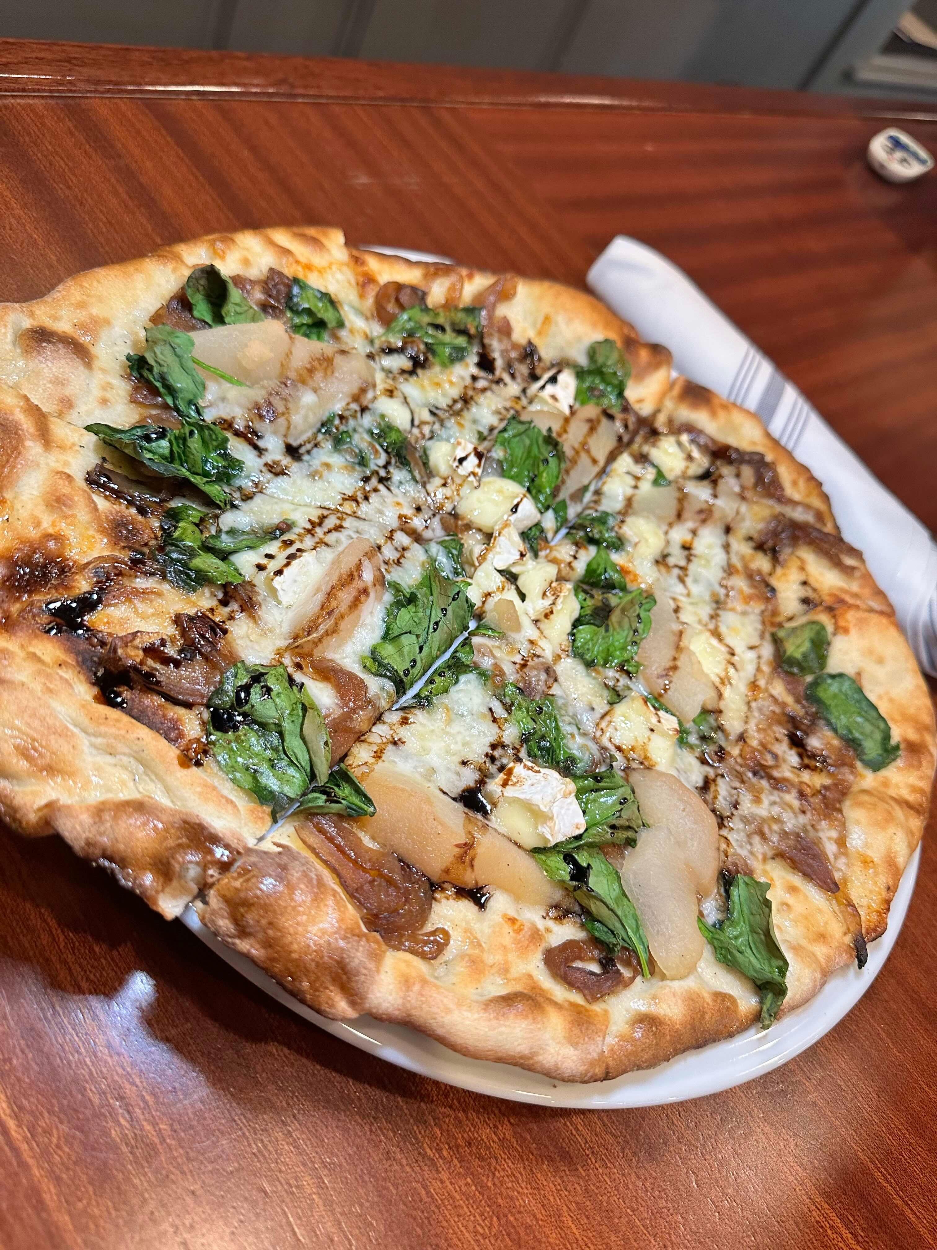 Brie & Pear Pizza