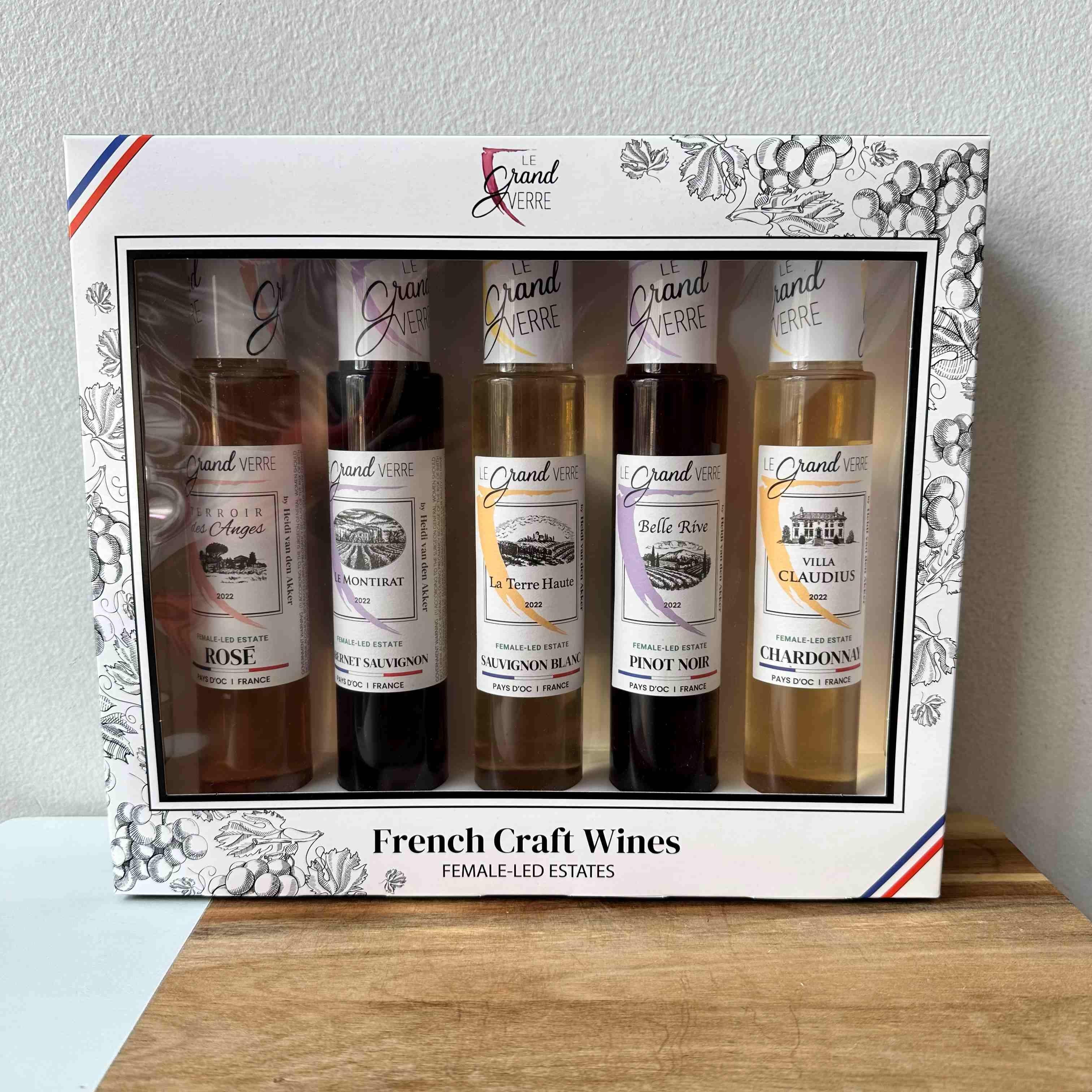 Le Grand Verre French Craft Wines Tasting Kit