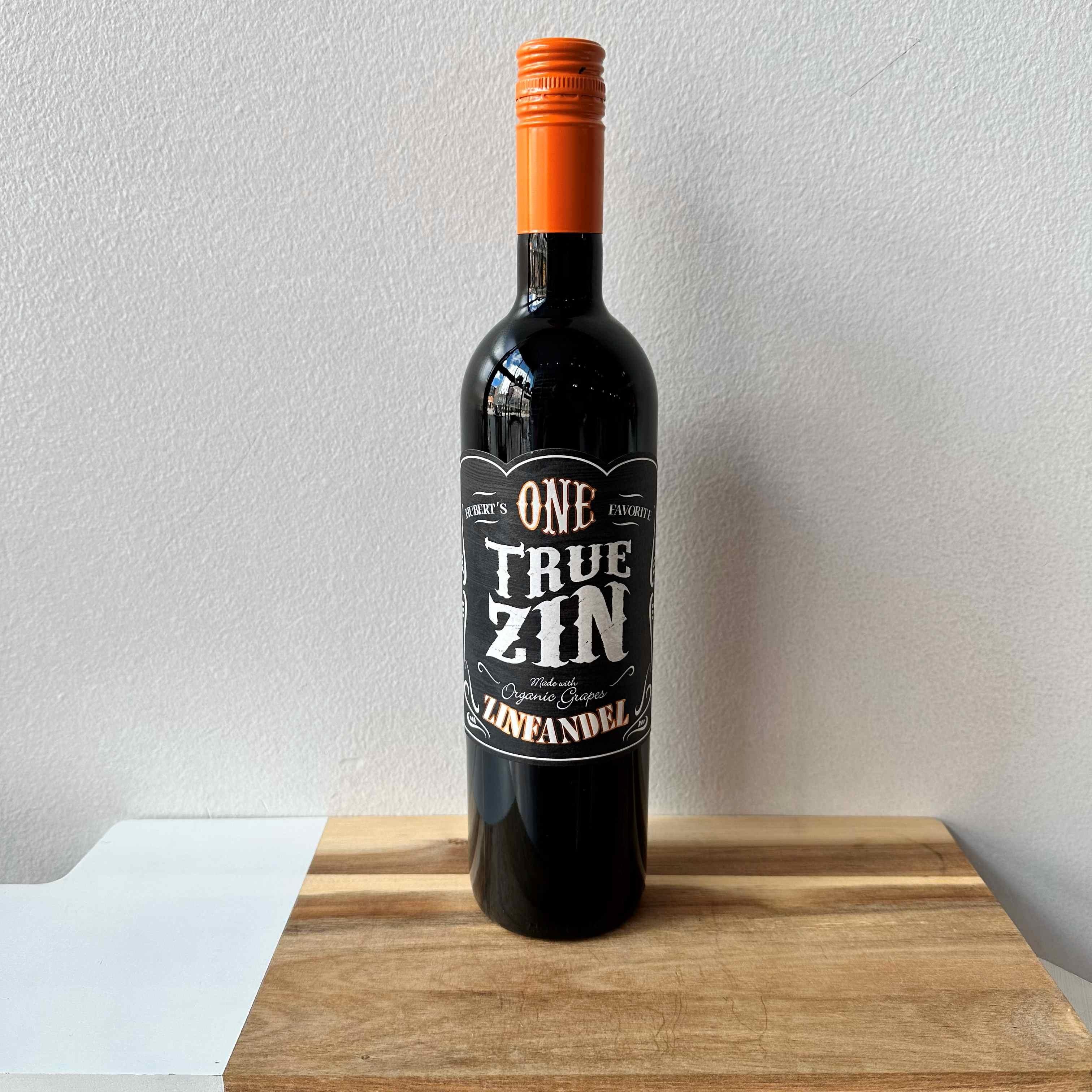 One True Zin "Hubert's Favorite "Zinfandel 202 Italy0