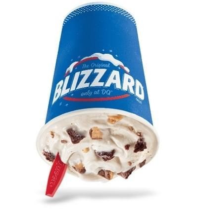 Heath Caramel Brownie Blizzard