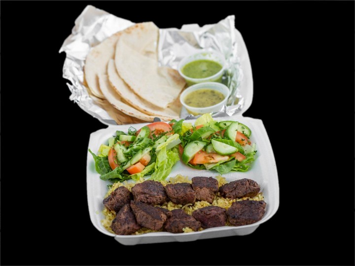 Beef Kabob Platter