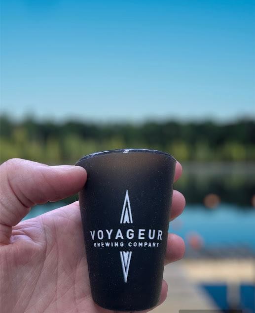 Blue Insulated Wine Tumbler - Voyageur Brewing Company