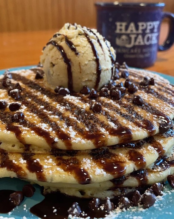 Nutella Cookie Dough Pancakes