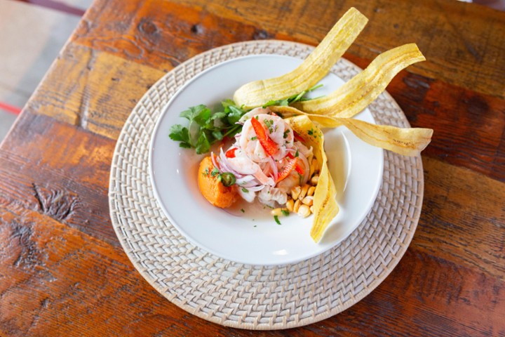 House-Marinated Red Snapper Ceviche