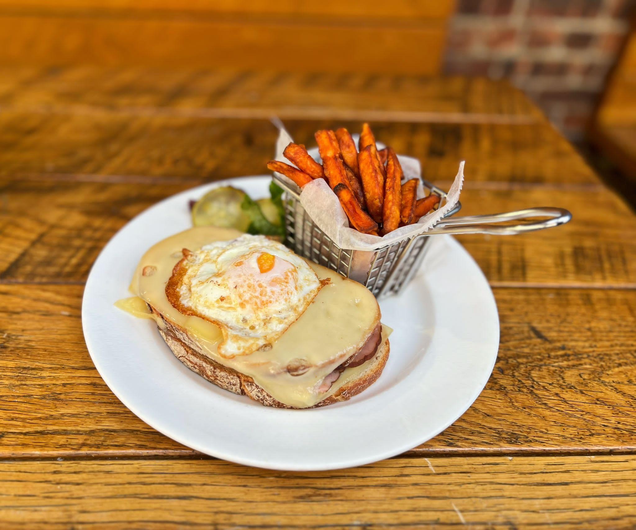 Croque Madame (With Egg On Top)