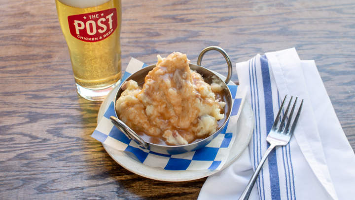 Mashed Potatoes & Brown Gravy - Full