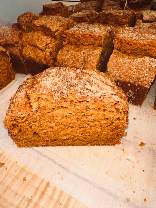 Slice of GF/DF Pumpkin Bread