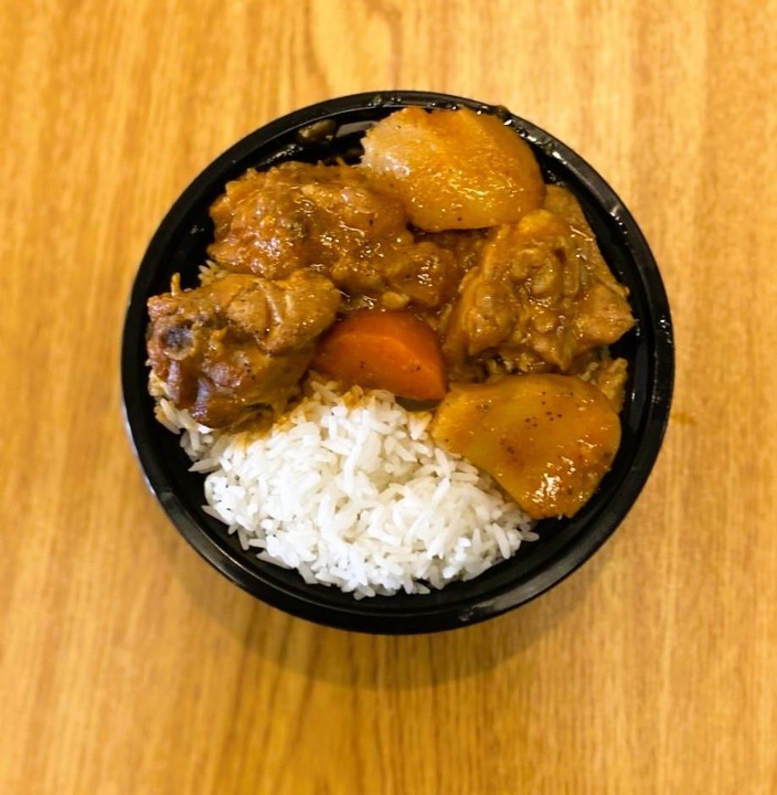 Chicken Afritada Rice Bowl
