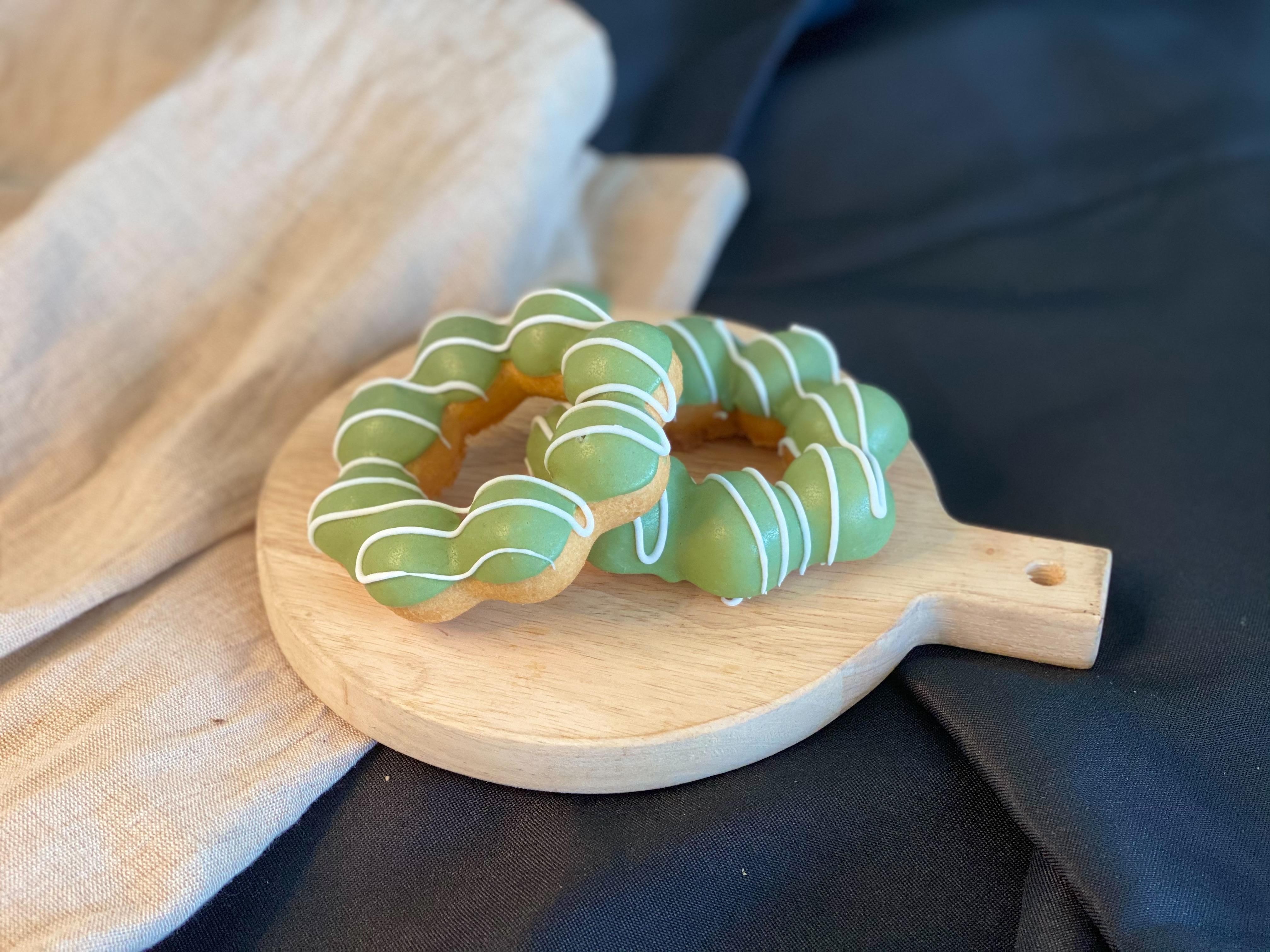 Mochi Matcha White Chocolate Donut
