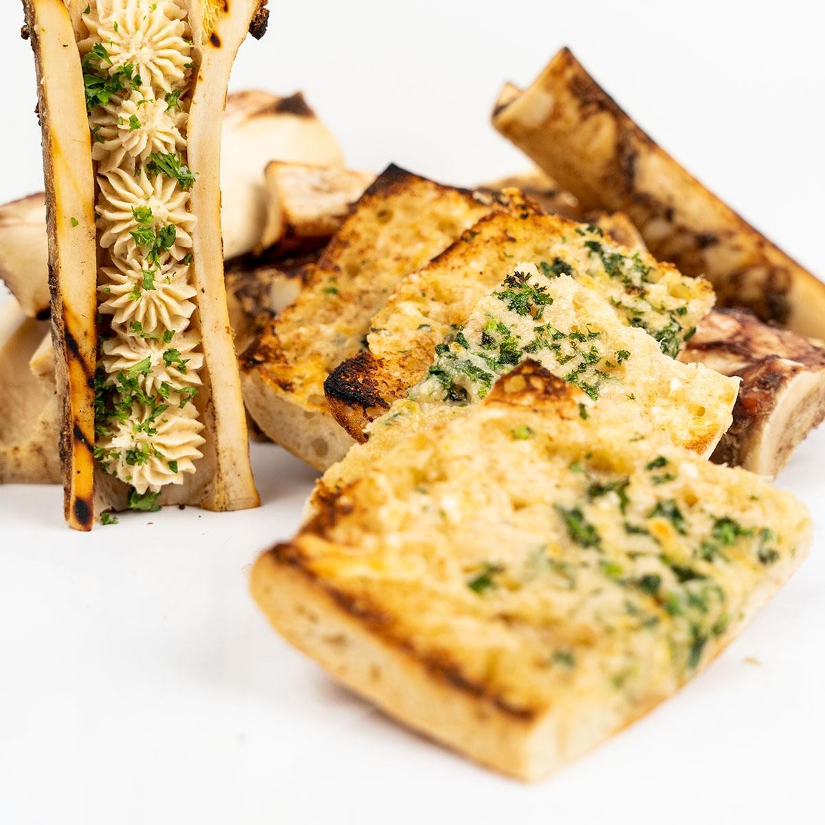 BONE MARROW GARLIC BREAD