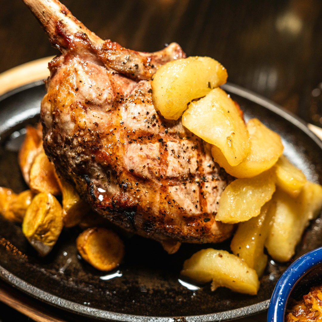 Hand-Cut Bone-In Pork Chop