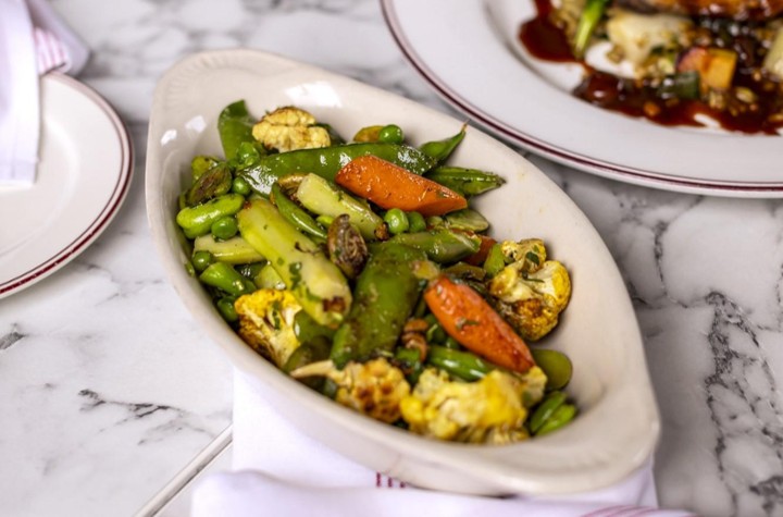 Sauteed Spring Vegetables