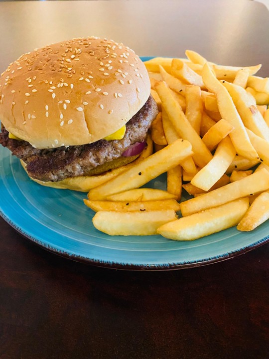 Cheeseburger & fries