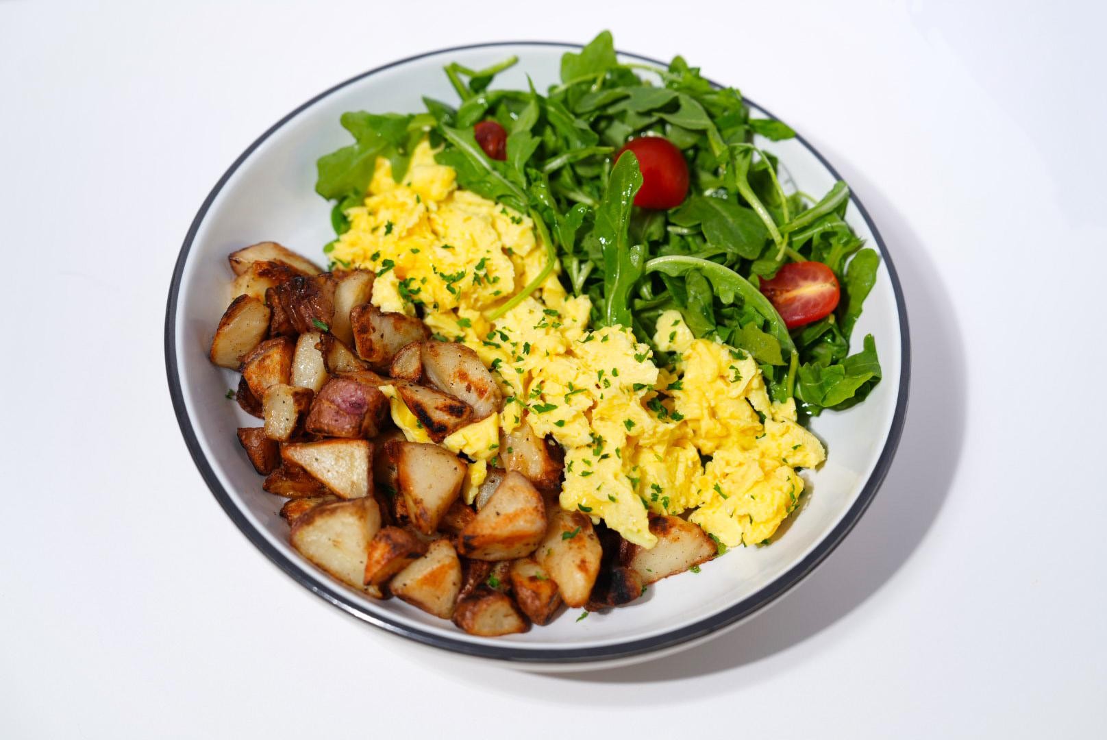 egg &  greens breakfast bowl