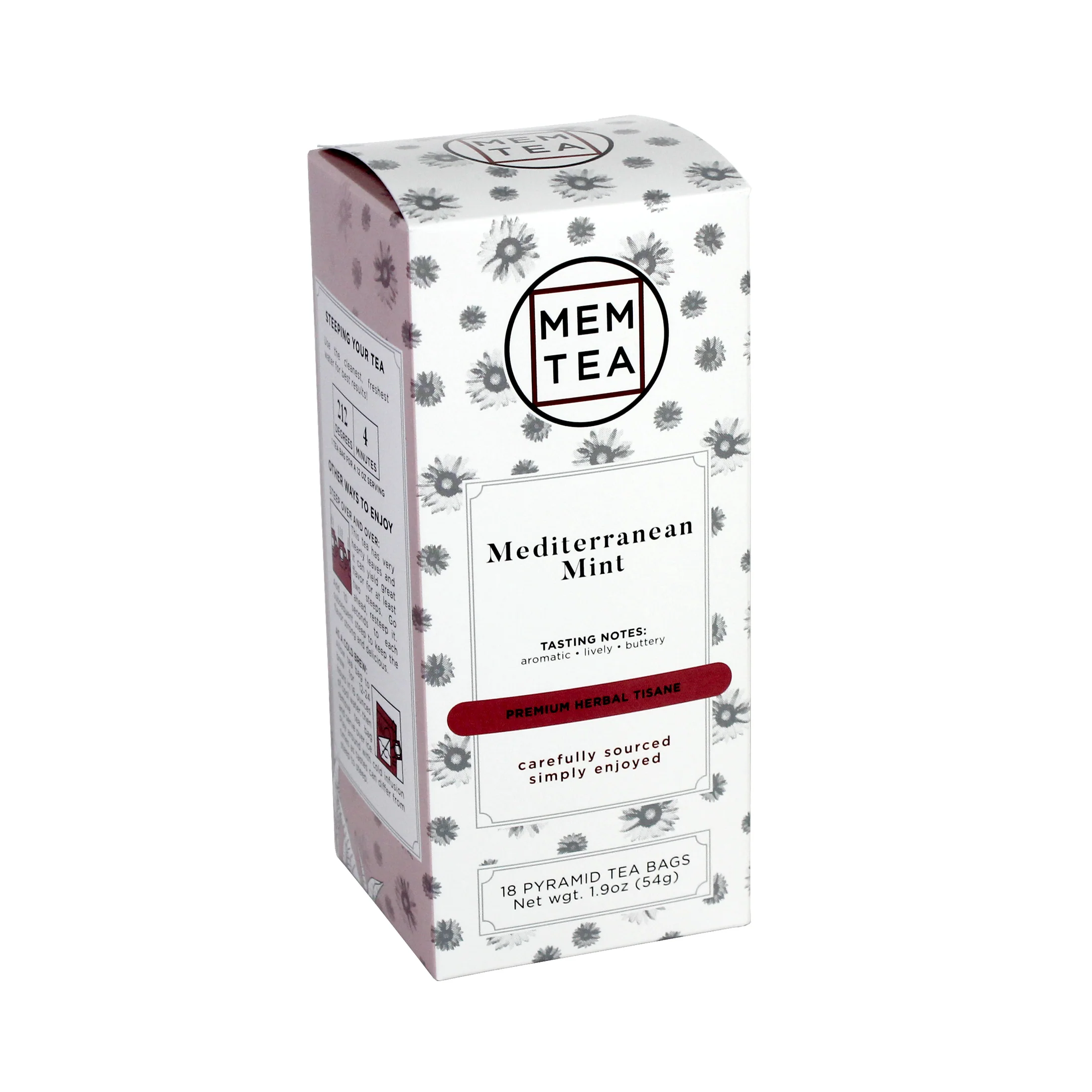 mediterranean mint tea - mem tea box