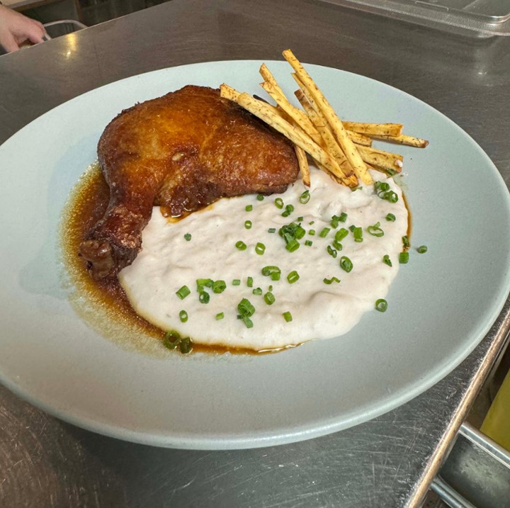 Braised Duck Leg with Taro