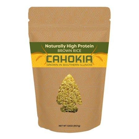 Cahokia Higher Protein Brown Rice, 2 Lb.