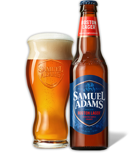 *Sam Adams Boston Lager 12oz beer (5.0% ABV)