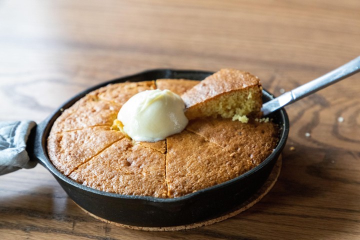 Cast-Iron Cornbread & Honey Butter