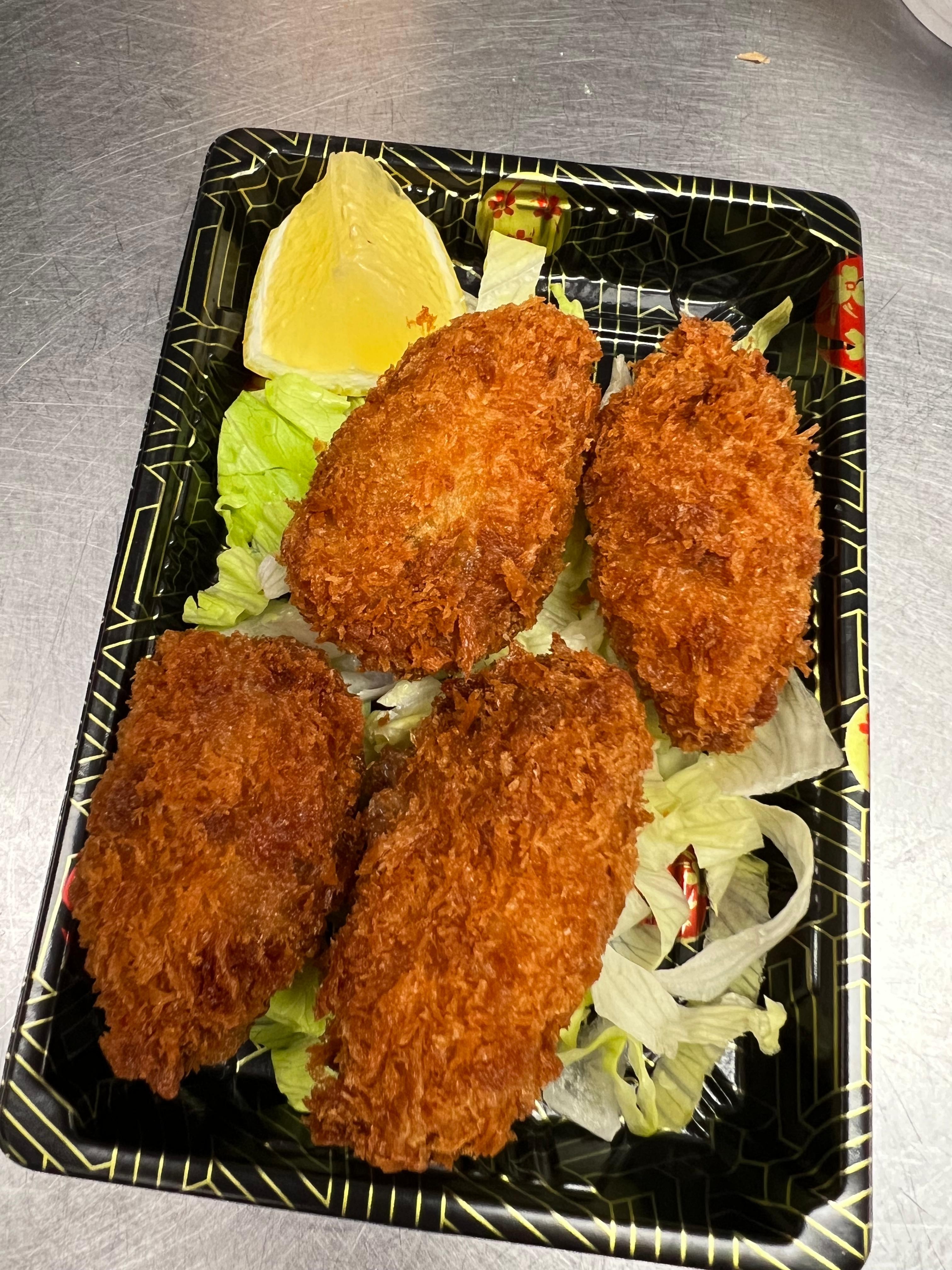 Fried Oysters 4 Pcs