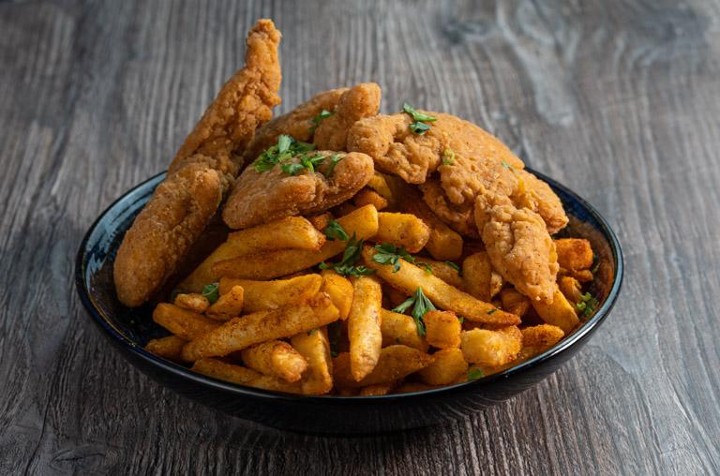 CHICKEN STRIPS & FRIES