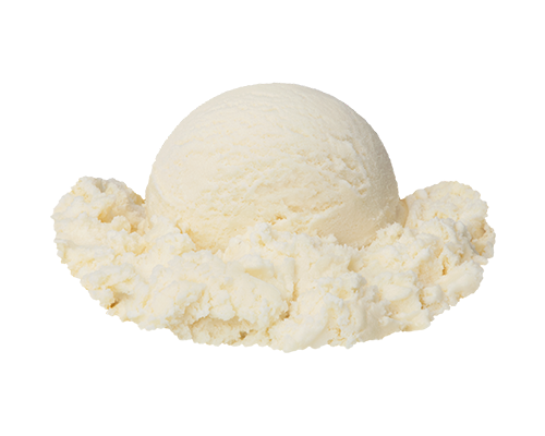 Scoop of Vanilla Ice Cream