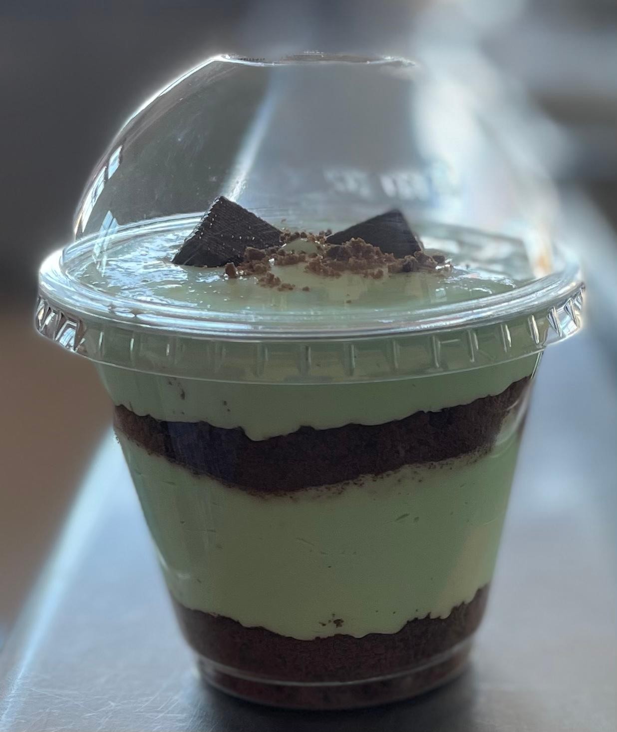 Andes Chocolate/Girl Scout Cookie Thin Mint Parfait