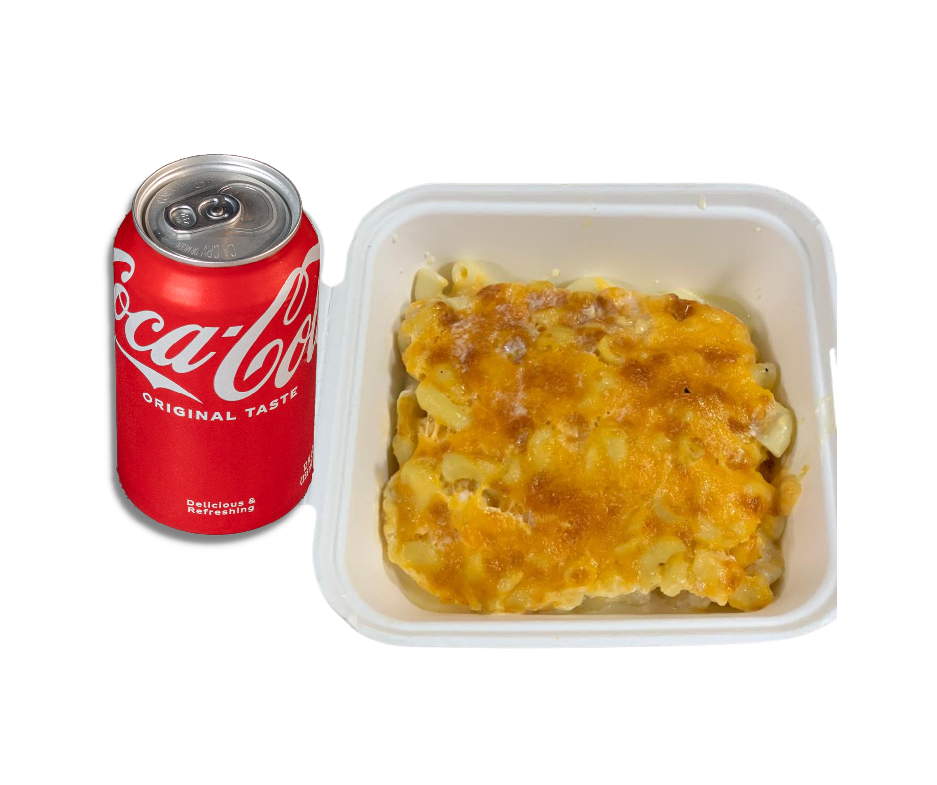 Mac & Cheese With soda
