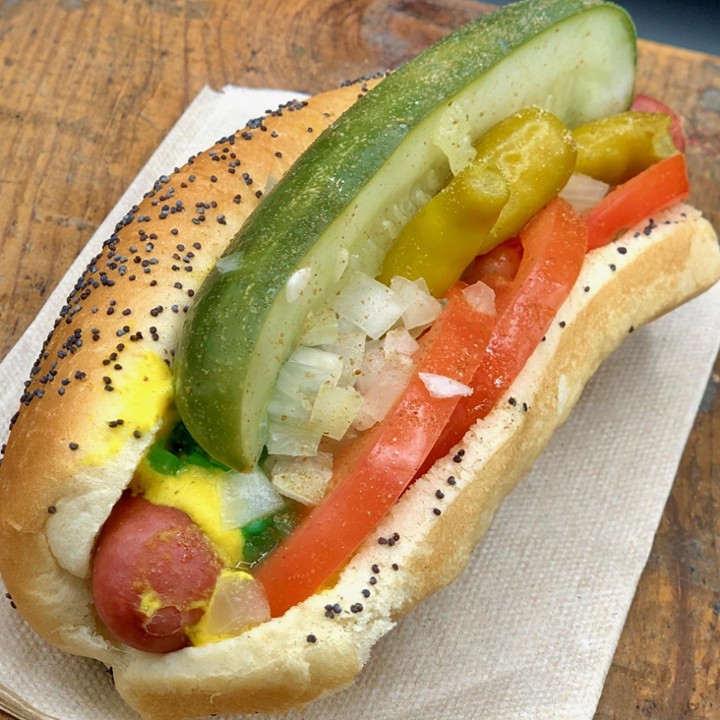 Vegan Dog-Chicago Style