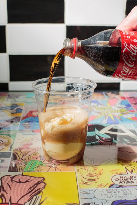 Coke float