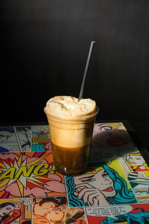 Diet coke float