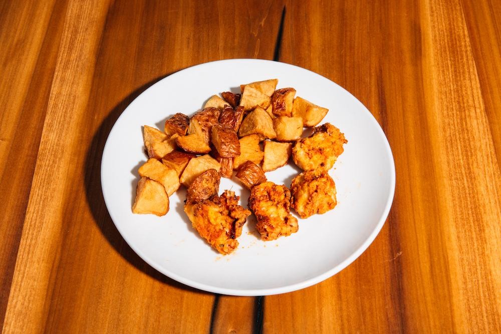 Kids Fried Chicken with Potatoes