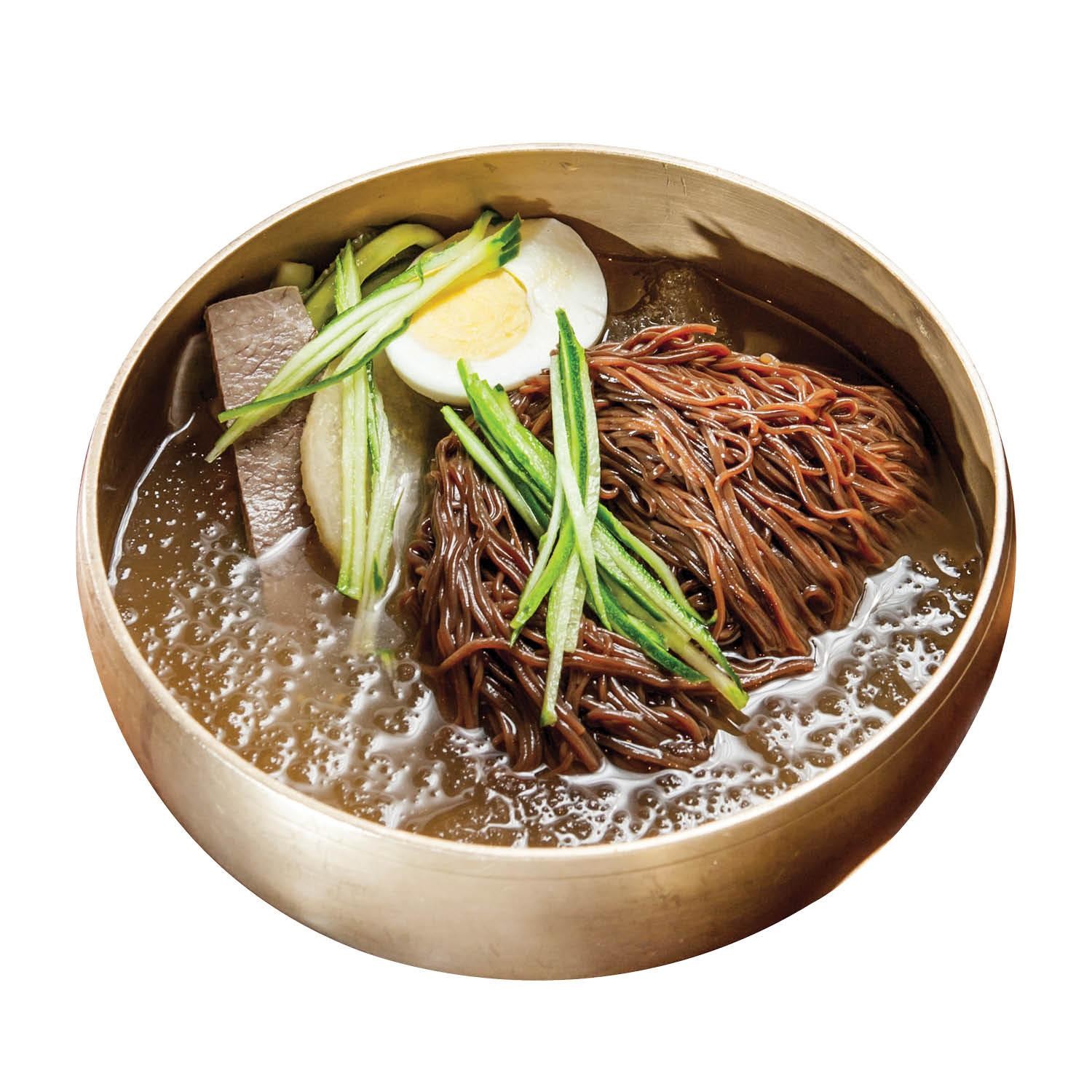 Chilled Kudzu Noodles (Mool) 칡물냉면
