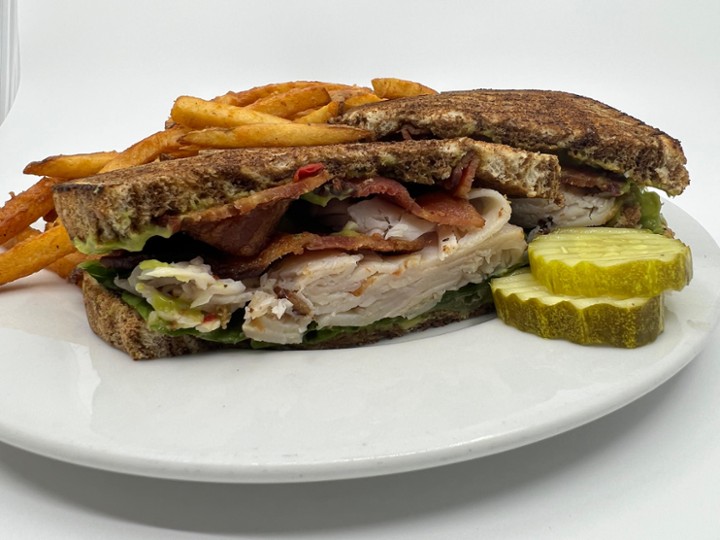 Turkey, Bacon & Guacamole Sandwich